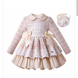 Gorgeous Tweed Girls Dress